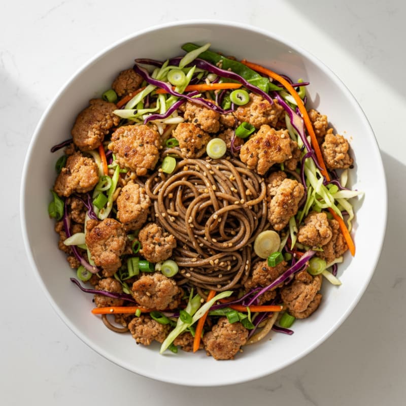Pork Egg Roll Noodle Bowl