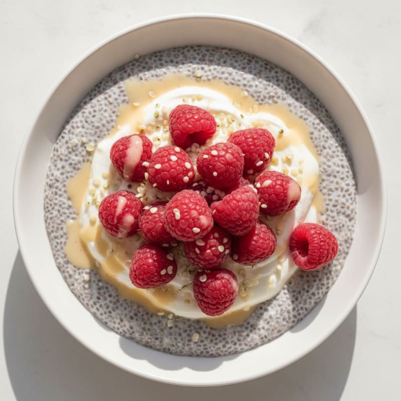 High-Protein Vanilla Chia Seed Pudding