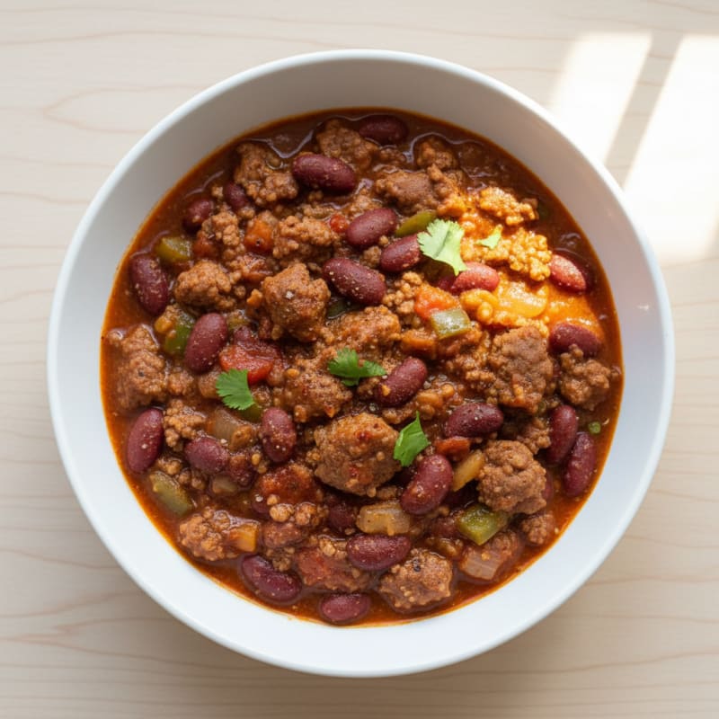 Ground Beef and Bean Chili