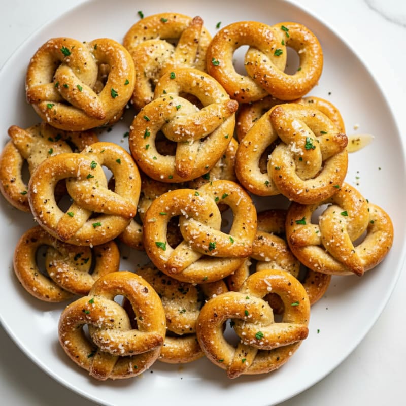 Garlic Parmesan Pretzel Bites