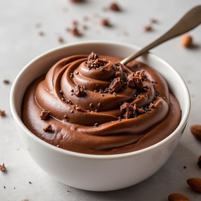 Silky Chocolate Protein Pudding with Greek Yogurt