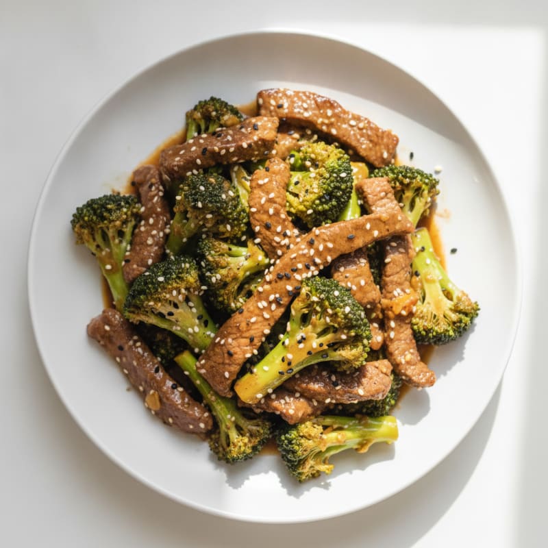 Sesame Beef & Broccoli Stir-Fry