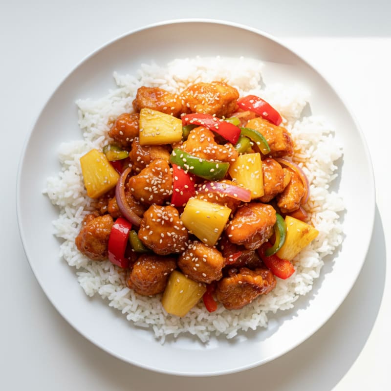 Sweet and Sour Chicken with Pineapple
