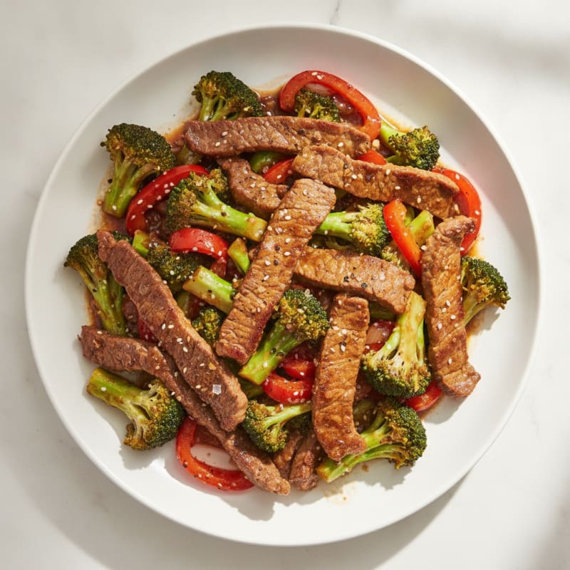 Sesame Beef and Broccoli Stir-Fry