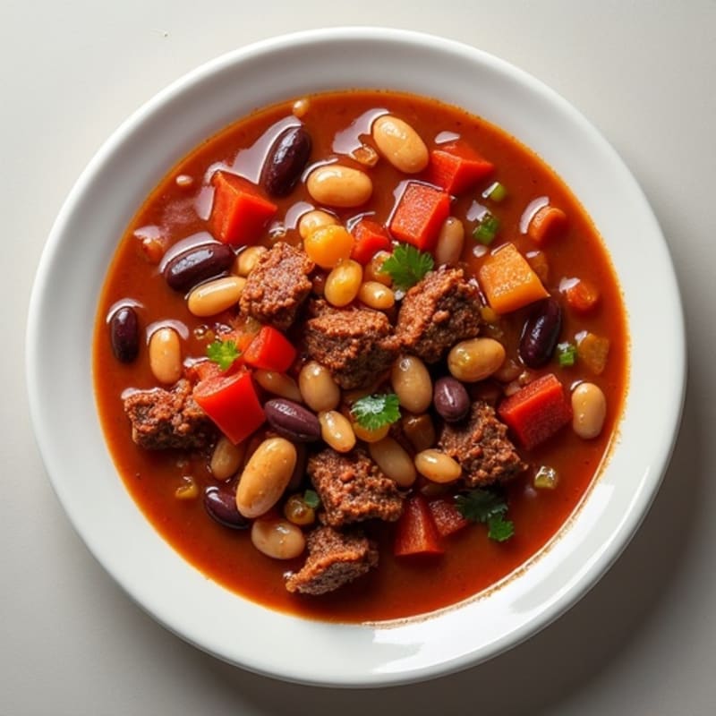 Hearty Slow Cooker Beef Chili