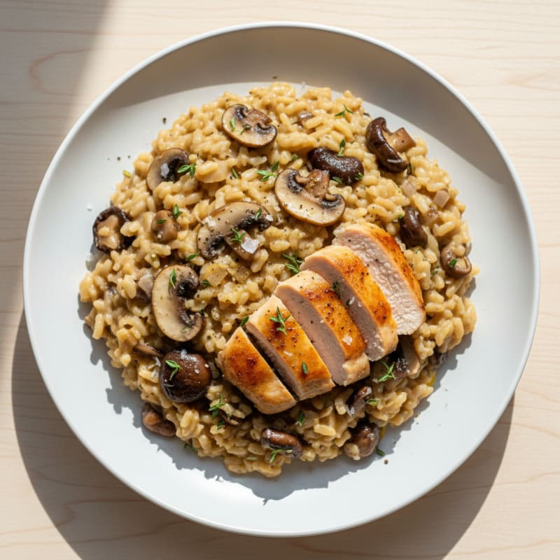 Creamy Wild Mushroom Risotto