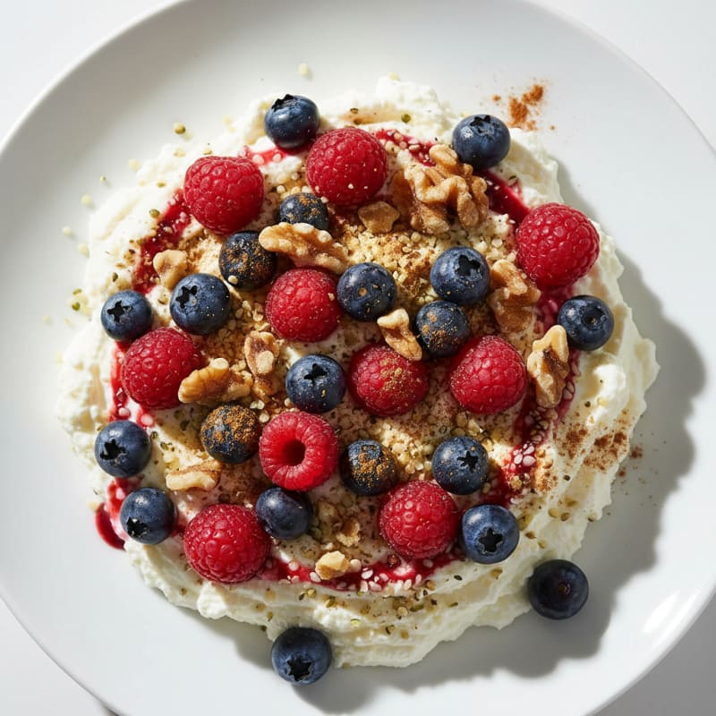 Creamy Cottage Cheese Berry Bowl