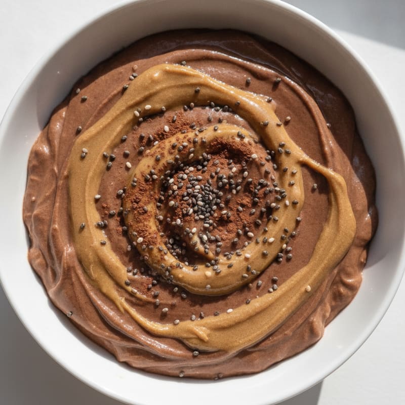 Silky Greek Yogurt Protein Pudding with Almond Butter
