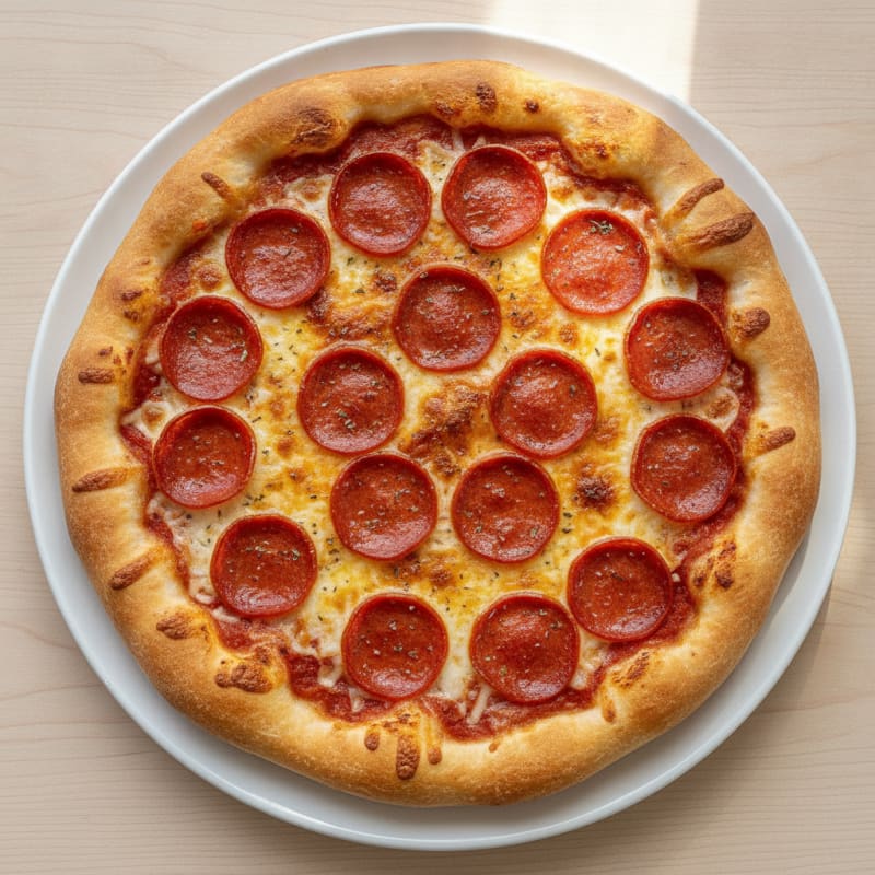 Stuffed Crust Pepperoni Pizza