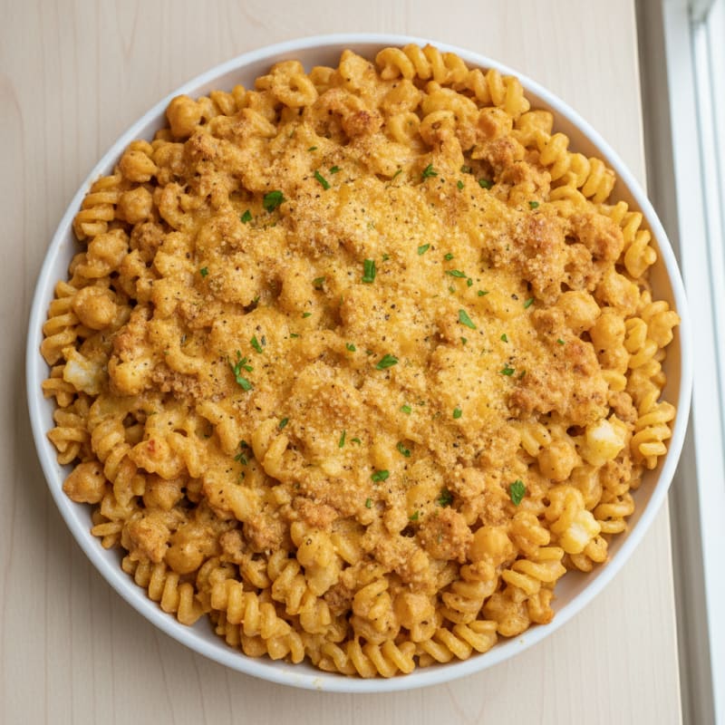 High-Protein Baked Macaroni and Cheese