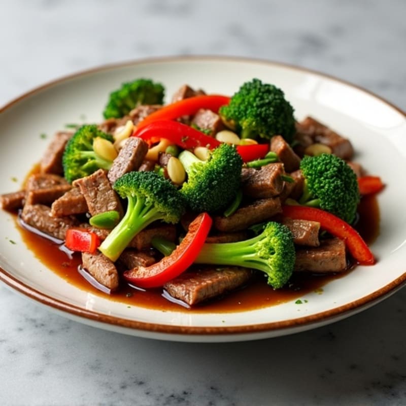 Garlic Ginger Beef and Broccoli Stir-Fry