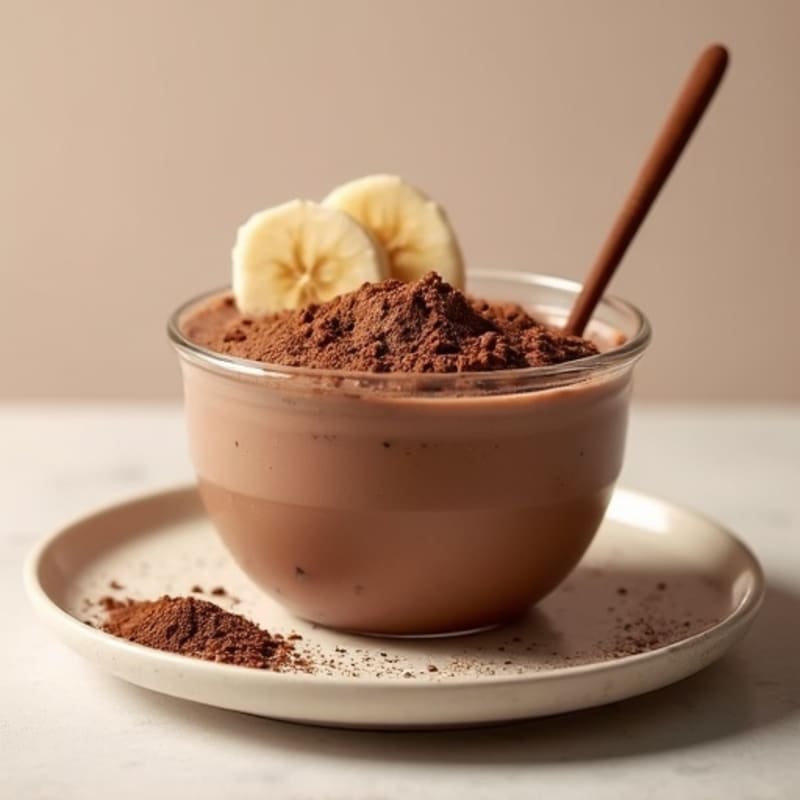 Silky Chocolate Protein Pudding