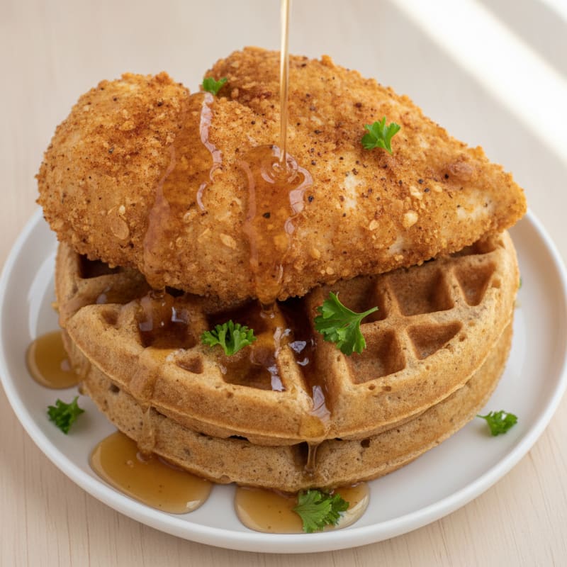 Golden Chicken & Waffles