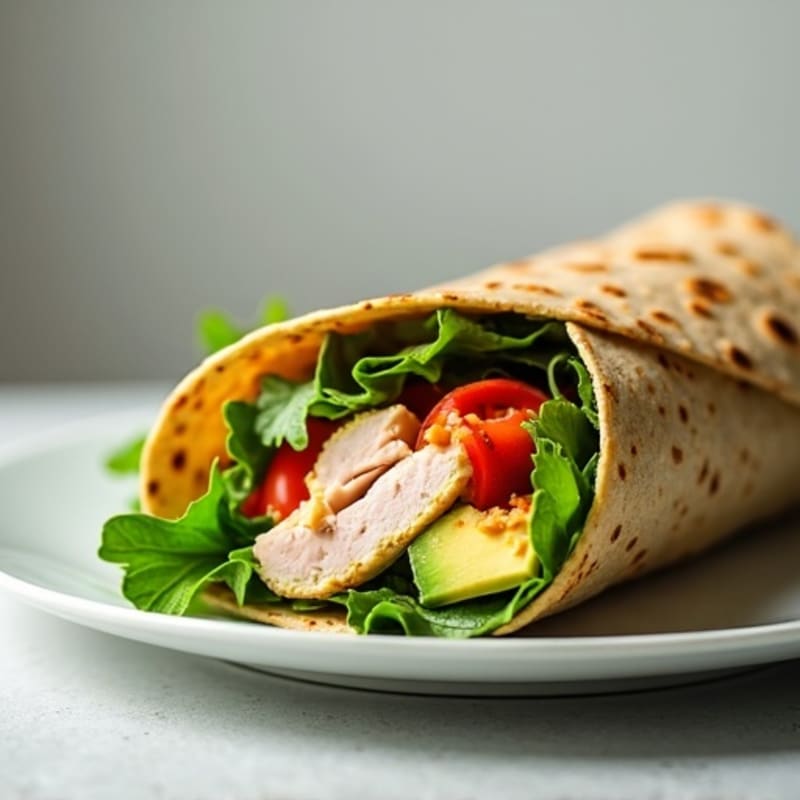 Fresh Turkey Avocado Wrap