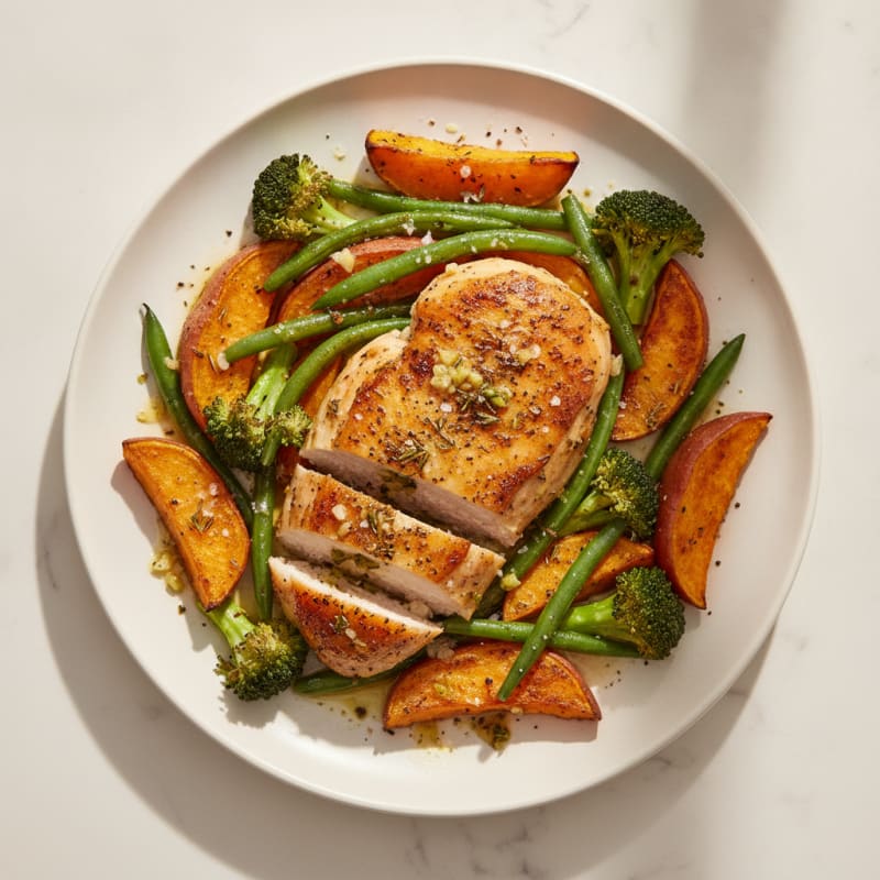 Garlic Herb Roasted Chicken and Vegetables