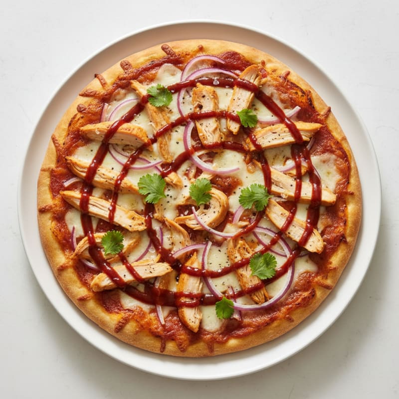 High-Protein BBQ Chicken Pizza