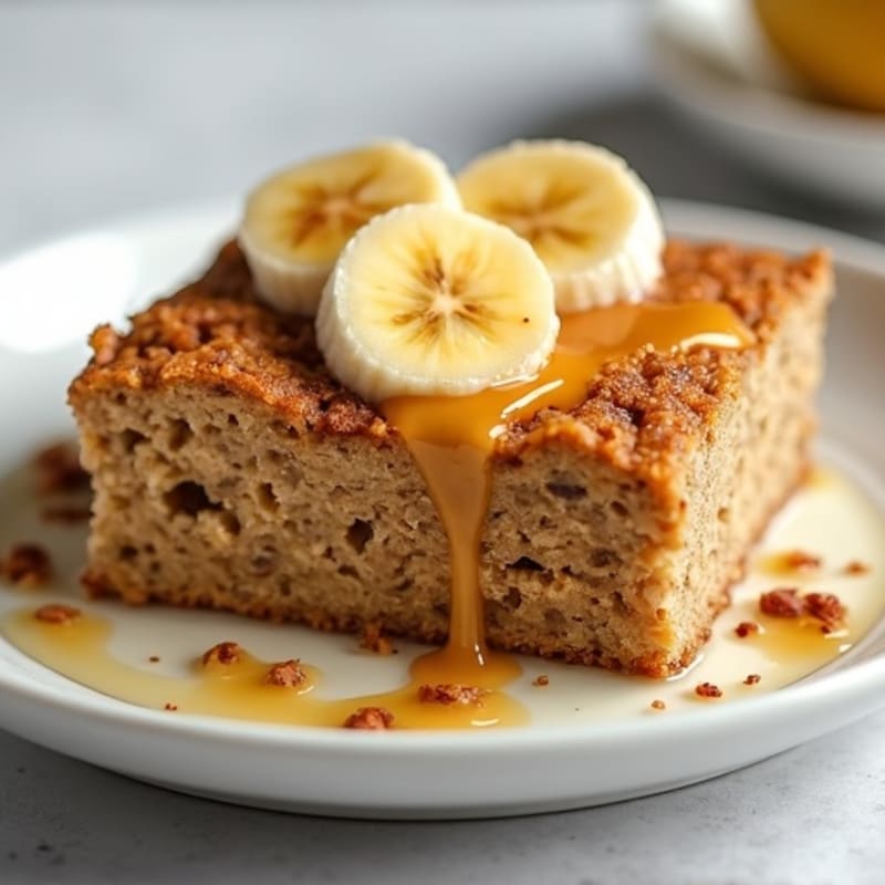 Protein-Packed Banana Baked Oatmeal