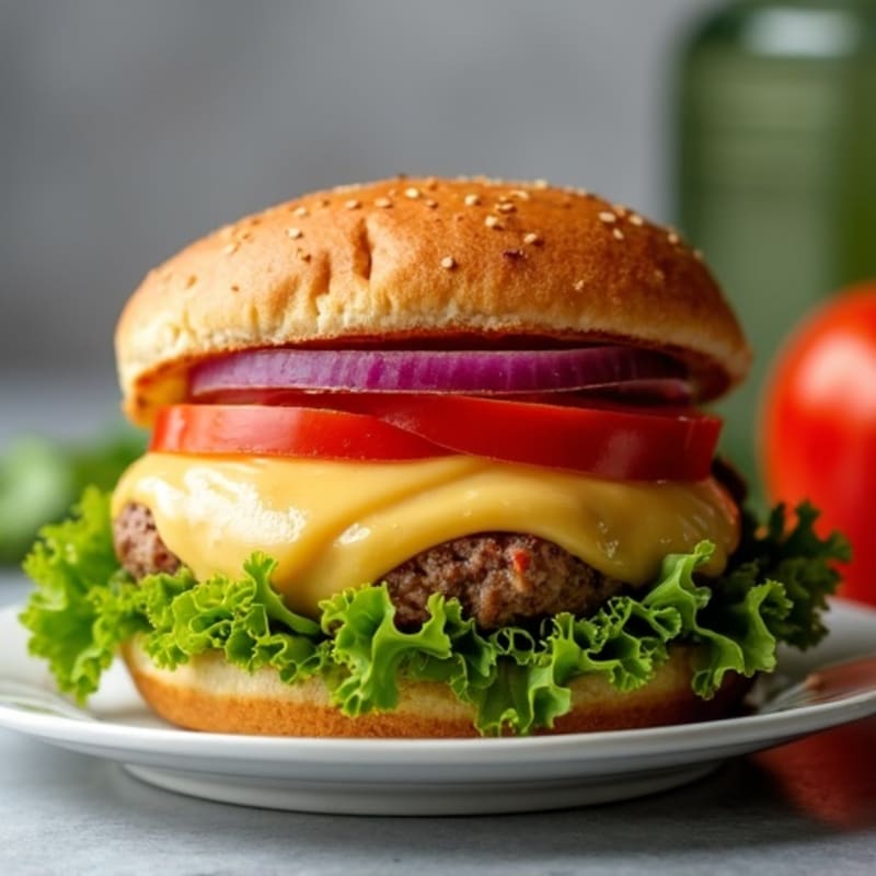 Crispy Mozzarella-Stuffed Turkey Burger