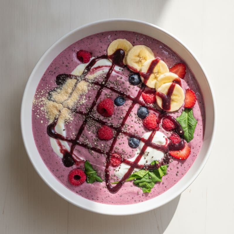 Berry Banana Power Smoothie