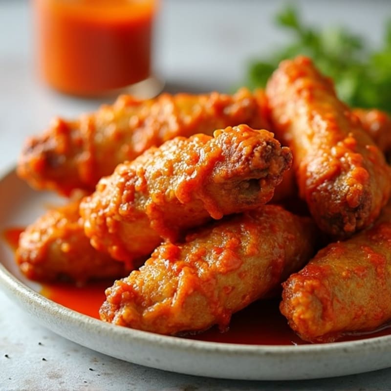 Crispy Baked Buffalo Chicken Wings