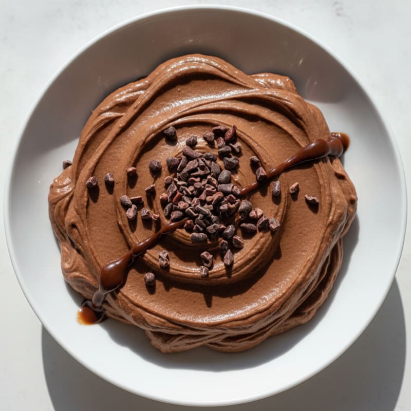 Silky Chocolate Quark Protein Mousse