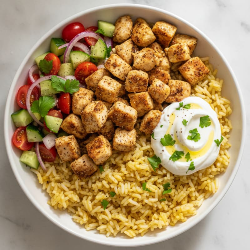Chicken Shawarma Rice Bowl