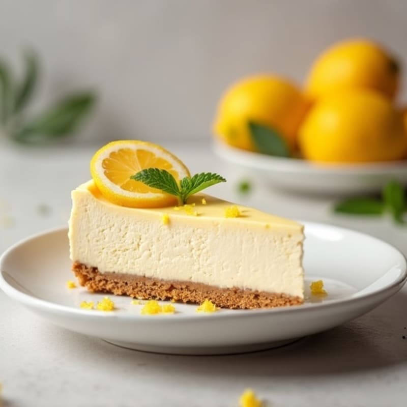 Creamy Greek Yogurt Protein Cheesecake