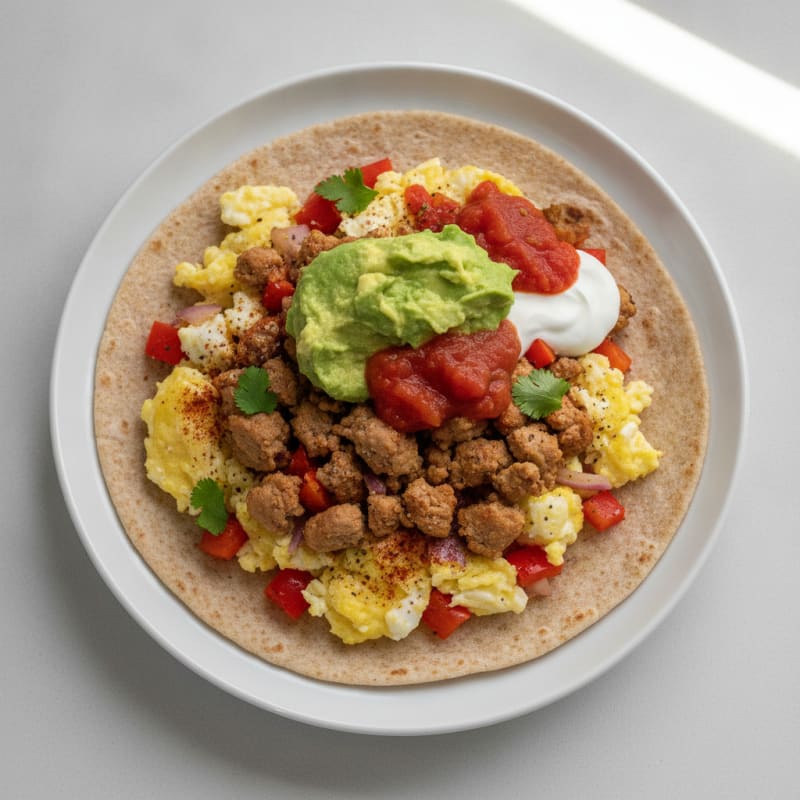 Ultimate Loaded Breakfast Burrito