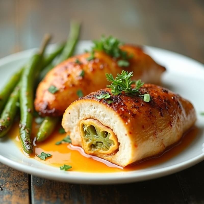 Chicken Stuffed with Spicy Jalapeño Cream