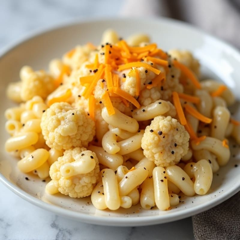 Protein-Packed Cauliflower Mac with Sharp Cheddar