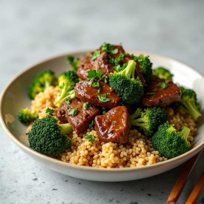 Garlic Ginger Beef and Broccoli Stir-Fry