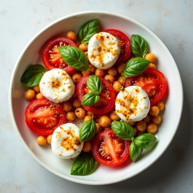 Fresh Tomato and Creamy Bocconcini Salad with Basil