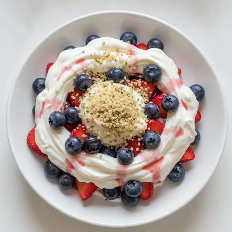 Creamy Greek Yogurt Protein Parfait with Berries