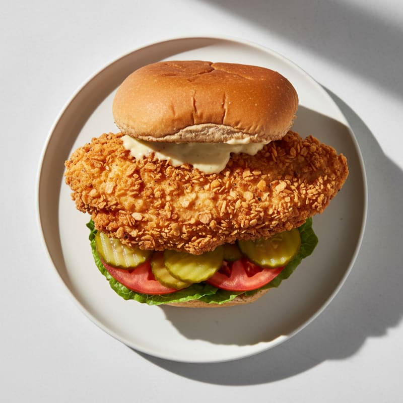 Crispy Buttermilk Fried Chicken Sandwich