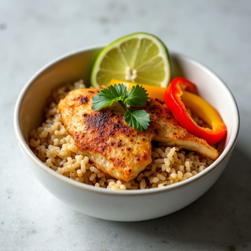 Cilantro Lime Chicken Fajita Bowl