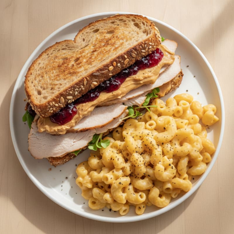 Savory Peanut and Jelly Turkey Sandwich