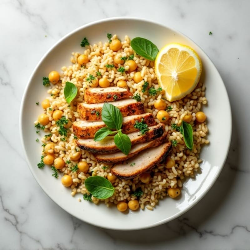 Fresh Herb-Citrus Rice Pilaf with Toasted Pine Nuts
