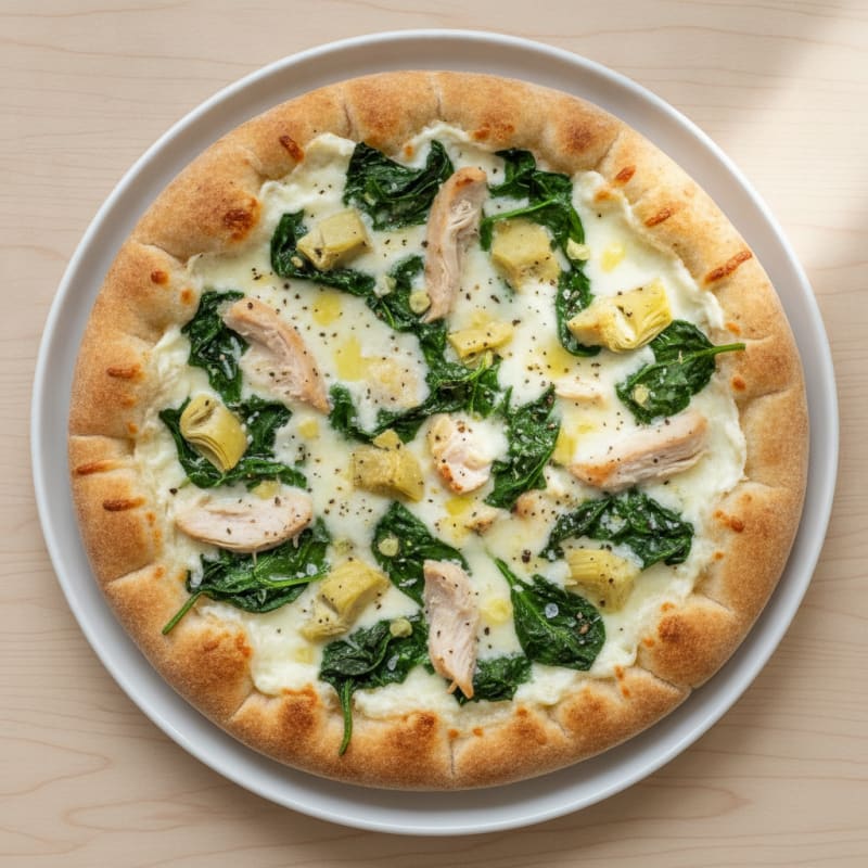 Spinach Artichoke Dip Pizza
