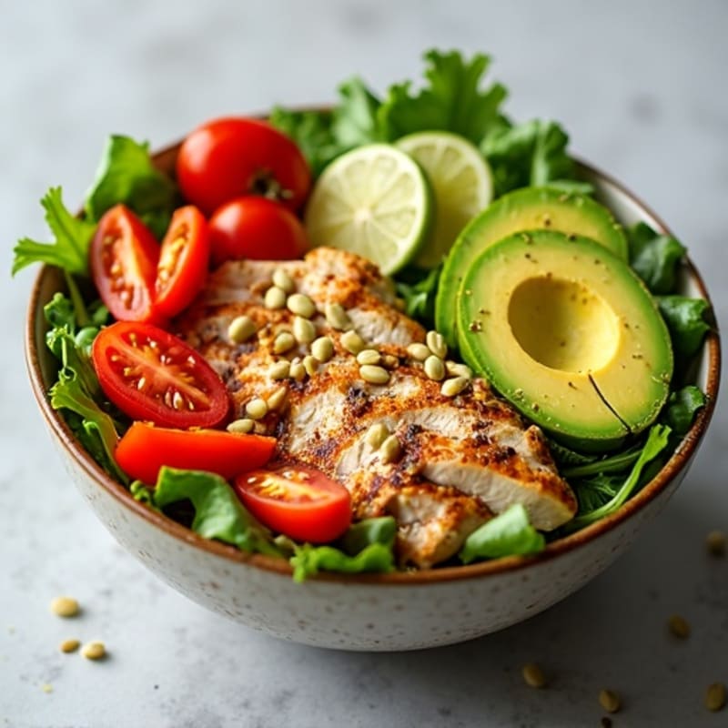 Crisp Avocado Salad Bowl