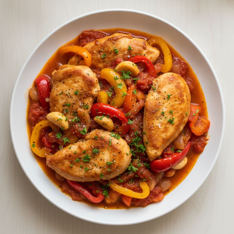 Abruzzo-Style Chicken with Peppers