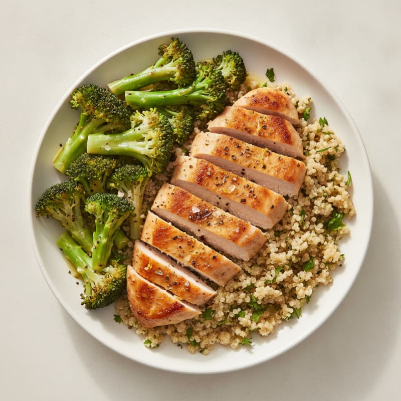 Lemon-Herb Chicken and Quinoa Bowl