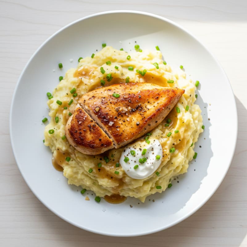 Garlic Parmesan Mashed Potatoes