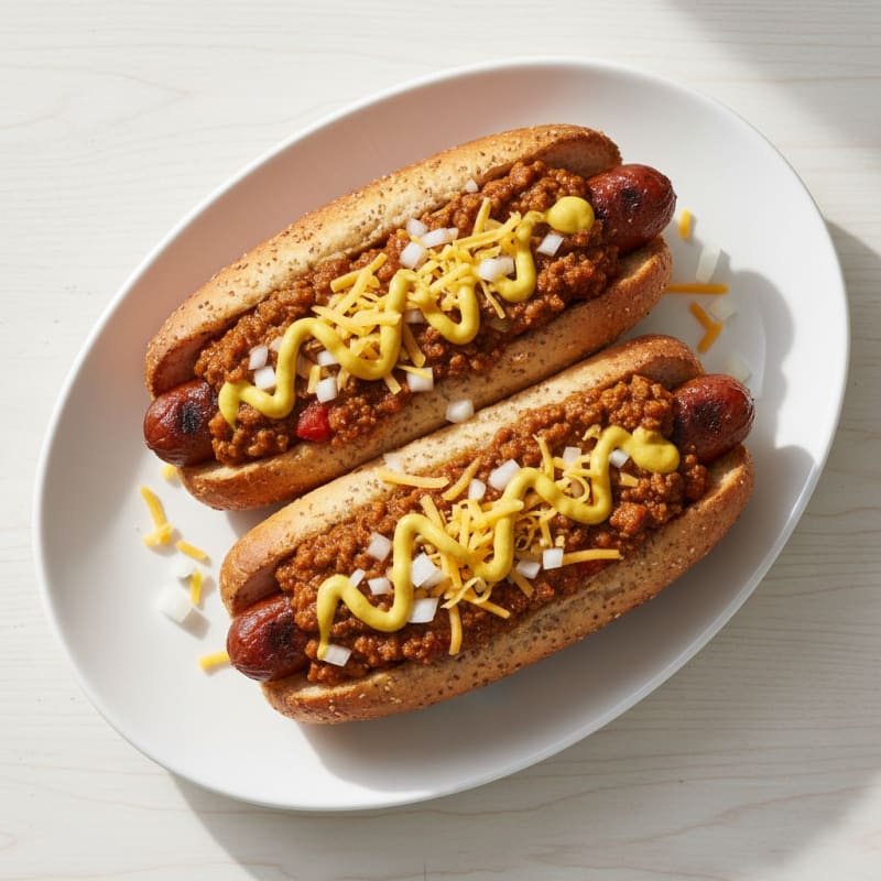 Classic Chili Cheese Hot Dogs