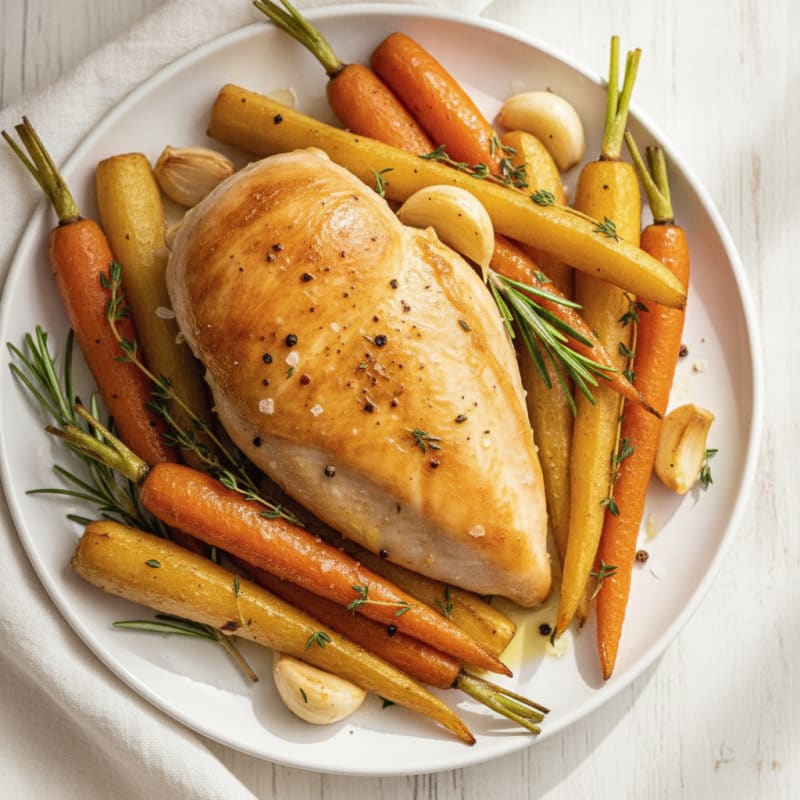 Herb-Roasted Chicken with Root Vegetables