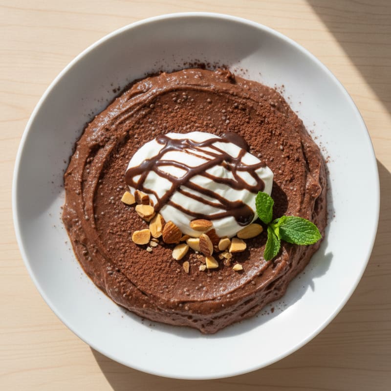 Silky Chocolate Protein Pudding