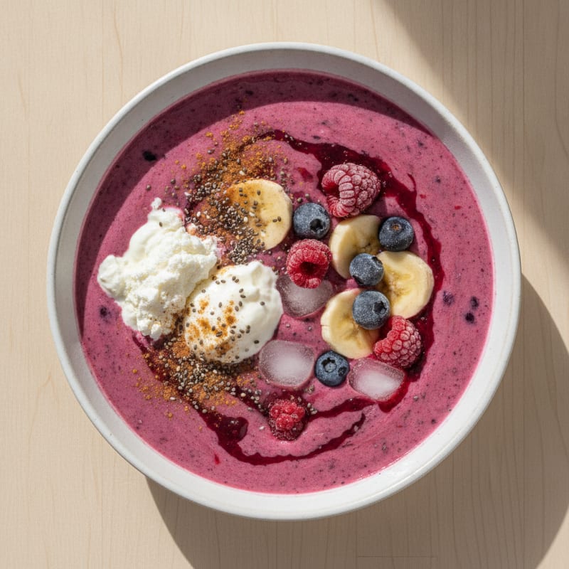 Berry Banana Protein Power Smoothie
