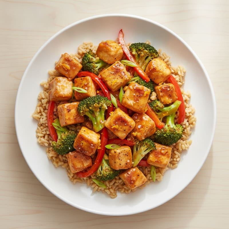 Orange Glazed Chicken Stir-Fry