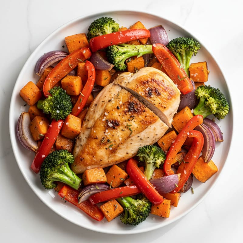 Garlic Herb Roasted Chicken and Vegetables