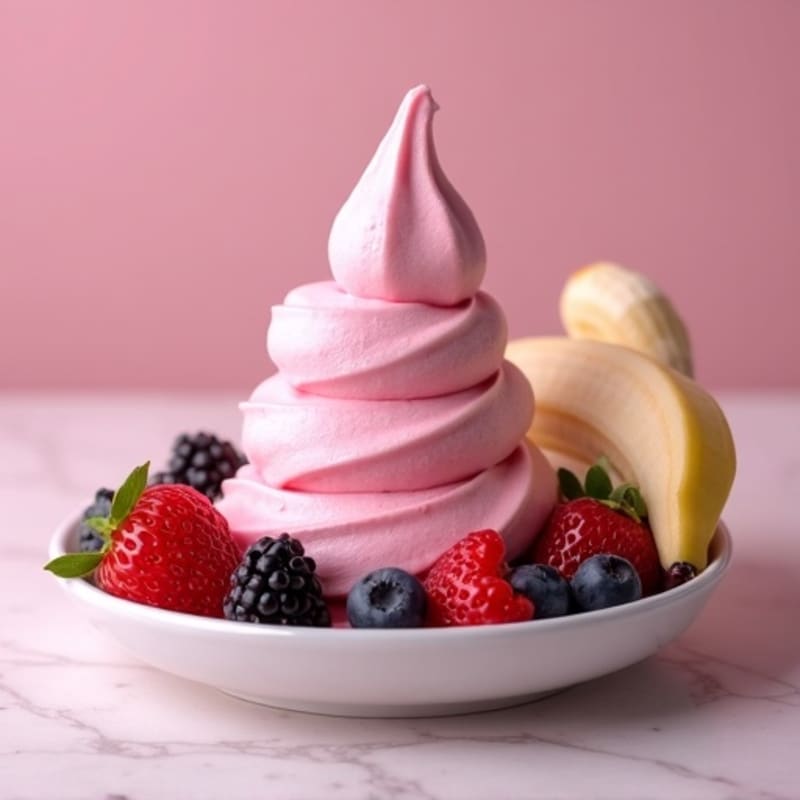 Creamy Berry Protein Soft Serve