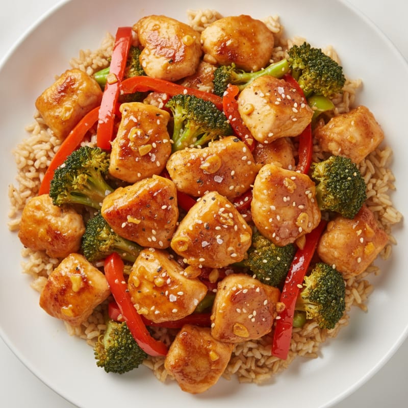 Orange Glazed Chicken Stir-Fry
